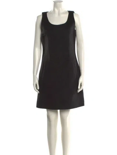 Pre-owned Michael Kors Virgin Wool Mini Dress W/ Tags In Gray