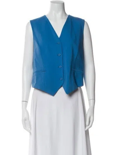 Pre-owned Michael Kors Virgin Wool Set W/ Tags In Blue