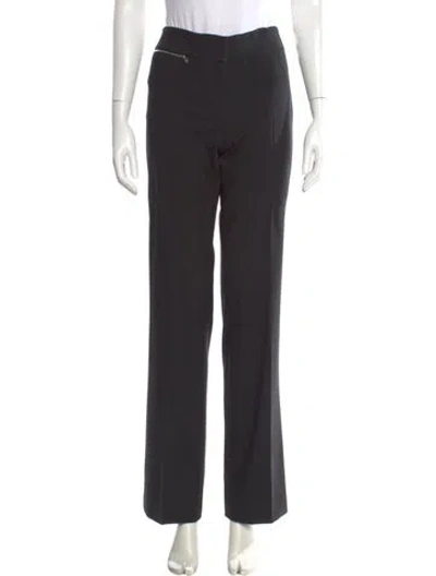 Pre-owned Michael Kors Virgin Wool Straight Leg Pants W/ Tags In Gray