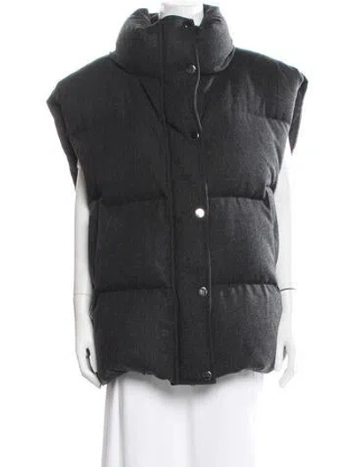 Pre-owned Michael Kors Virgin Wool Vest In Grey
