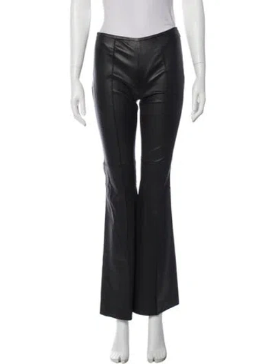 Pre-owned Michael Kors Virgin Wool Wide Leg Pants In Blue
