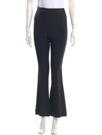 Pre-owned Michael Kors Virgin Wool Wide Leg Pants In Brown