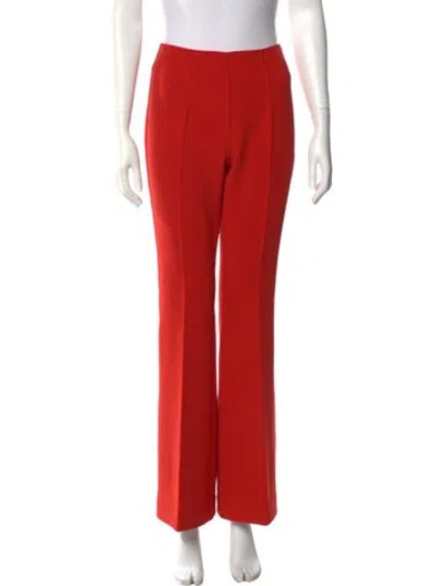 Pre-owned Michael Kors Virgin Wool Wide Leg Pants W/ Tags In Orange