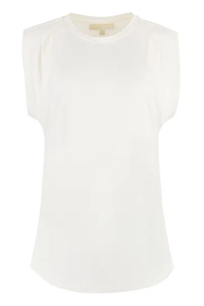 Michael Kors Viscose Blouse In White