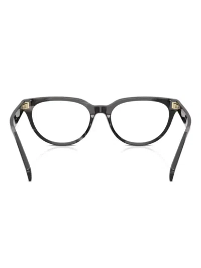 Michael Kors Vista Geometric Glasses In Black
