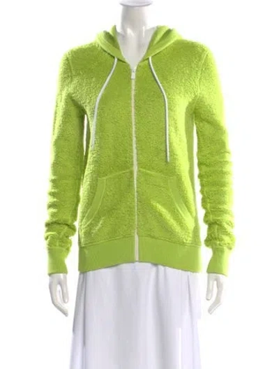 Pre-owned Michael Kors V-neck Sweater In Green