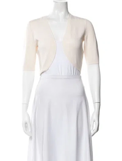Pre-owned Michael Kors V-neck Sweater In Neutral