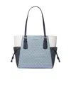 Michael Kors Voyager Large Color-block Signature Logo Tote Bag