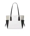 Michael Kors Voyager Large Color-block Signature Logo Tote Bag