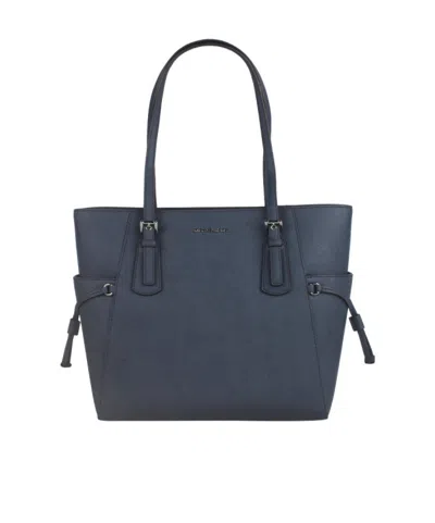 Michael Kors Voyager Large Tote In Blue