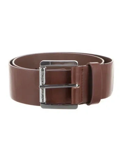 Pre-owned Michael Kors Waist Belt In Brown