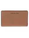 Michael Kors Empire Buttoned Wallet In Brown