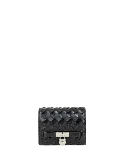 Michael Kors Wallet Hamilton Moderne In Leather In Black