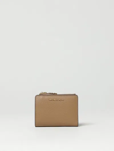 Michael Kors Wallet  Woman Color Beige In Beige