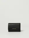 Michael Kors Textured Leather Wallet And Cardholder In Black