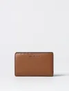 Michael Kors Caramel Leather Wallet In Brown