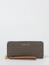 Michael Kors Wallet  Woman Color Brown In Brown