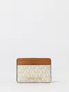 Michael Kors Logo Compact Card Holder In Multi