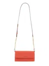 Michael Kors Wallet With Shoulder Strap In Red