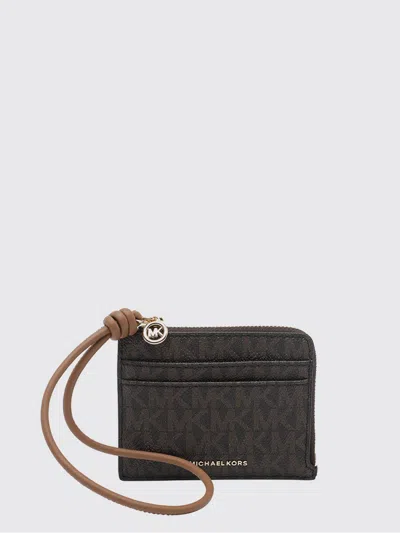 Michael Kors Wallet Woman Color Brown In Black