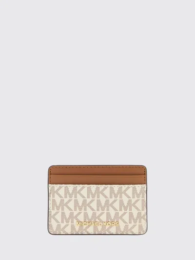 Michael Kors Wallet Woman Color Cream In Multi