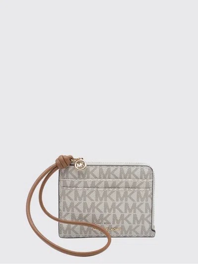 Michael Kors Wallet Woman Color Grey In Purple