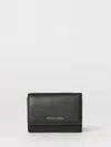 Michael Kors Bryant Medium Pebbled Leather Wallet In Black