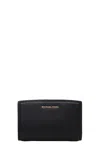 Michael Kors Bryant Wallet In Black Leather In Black