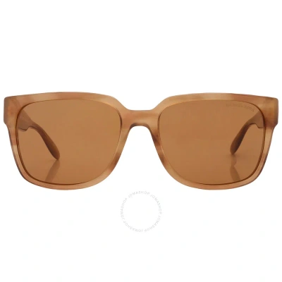 Michael Kors Washington Amber Square Men's Sunglasses Mk2188 312293 57 In Amber / Horn