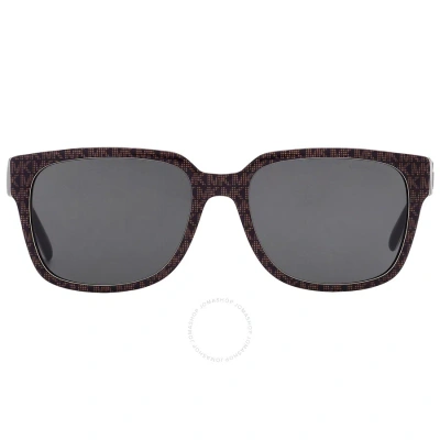Michael Kors Washington Dark Grey Square Men's Sunglasses Mk2188 399987 57 In Brown / Dark / Grey