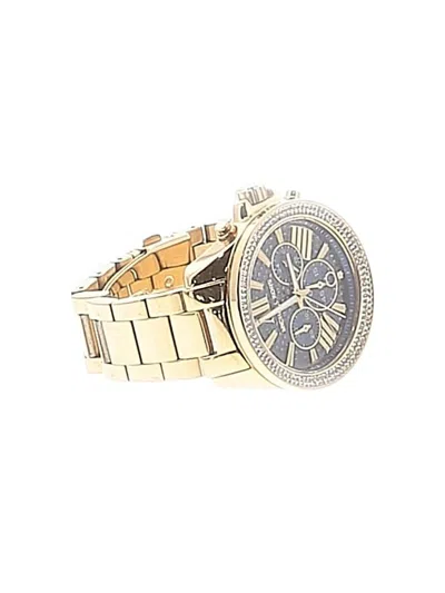 Pre-owned Michael Kors Watch In Gold