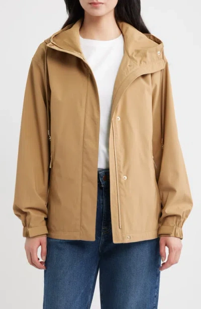 Michael Kors Water Resistant Hooded Jacket In Neutral
