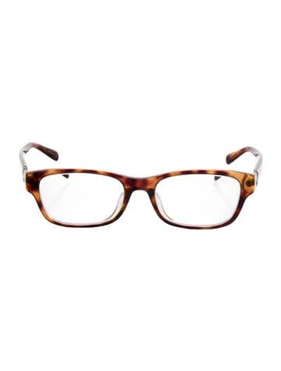 Pre-owned Michael Kors Wayfarer Eyeglasses In Brown