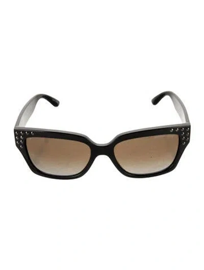 Pre-owned Michael Kors Wayfarer Gradient Sunglasses In Black