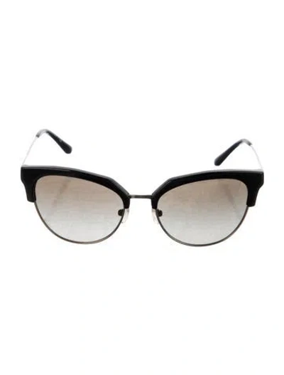 Pre-owned Michael Kors Wayfarer Gradient Sunglasses In Black
