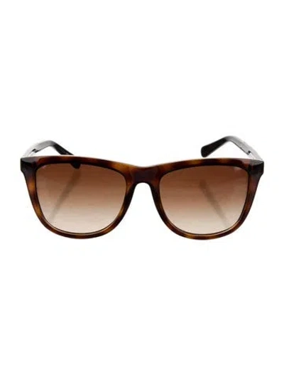 Pre-owned Michael Kors Wayfarer Gradient Sunglasses In Brown