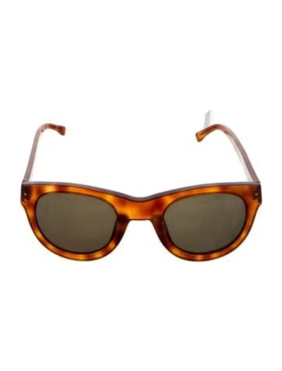 Pre-owned Michael Kors Wayfarer Tinted Sunglasses In Brown