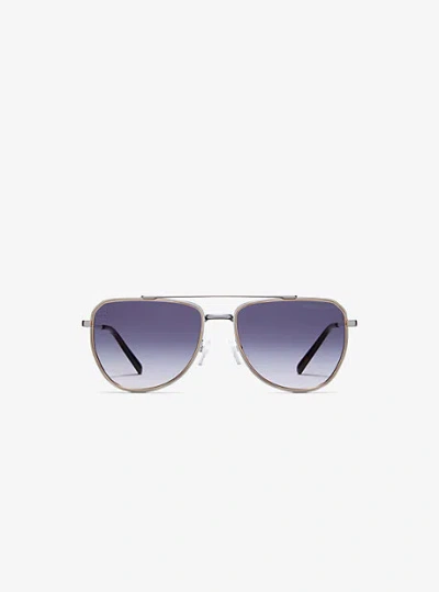 Michael Kors Whistler Sunglasses In Silver