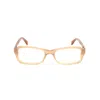 Michael Kors White Acetate Glasses (frames) In Brown