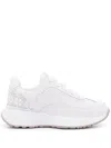 Michael Kors White Cow Leather Trainers With Modern Aesthetic In White