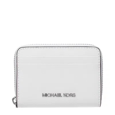 Michael Kors White Leather Cardholders
