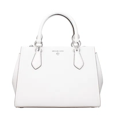 Michael Kors White Leather Handbag
