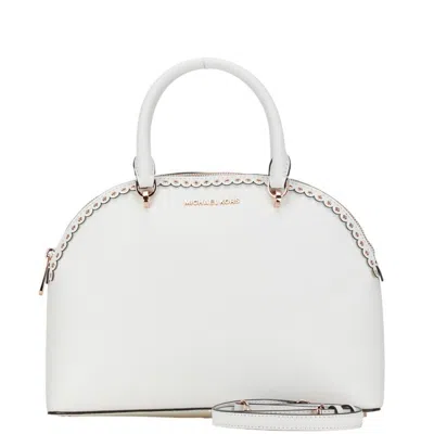 Pre-owned Michael Kors White Leather Handbag Shoulder Bag ()
