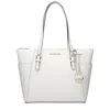 Michael Kors White Leather Shoulder Bag In White