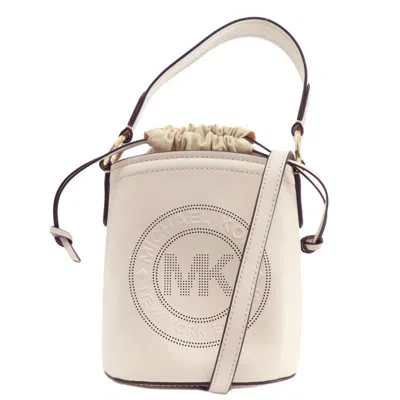 Pre-owned Michael Kors White Leather Shoulder Bag ()
