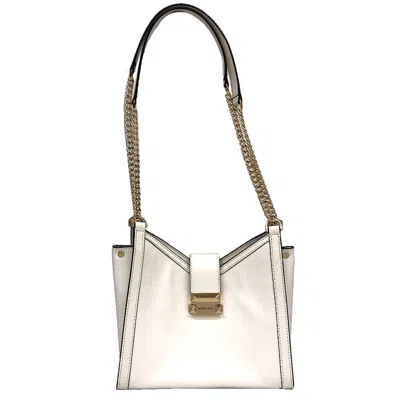 Pre-owned Michael Kors White Leather Tote Bag ()