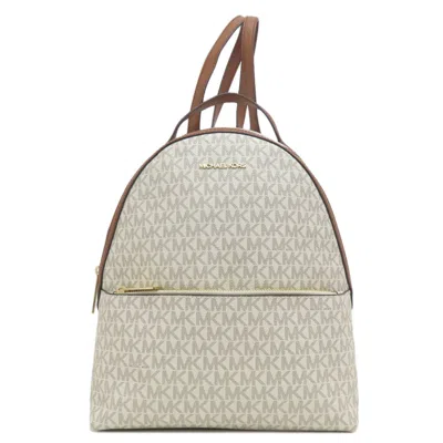 Pre-owned Michael Kors White Pvc Backpack ()