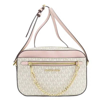 Pre-owned Michael Kors White Pvc Shoulder Bag ()