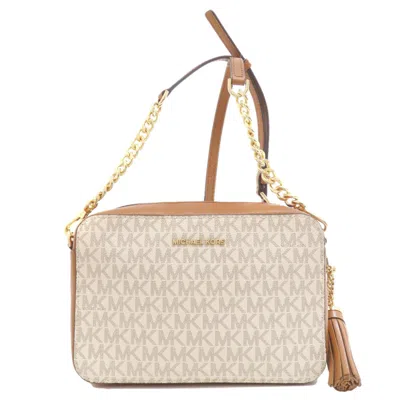 Pre-owned Michael Kors White Pvc Shoulder Bag ()