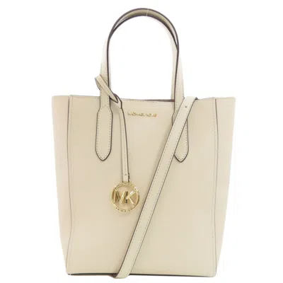 Pre-owned Michael Kors White Pvc Tote Bag ()